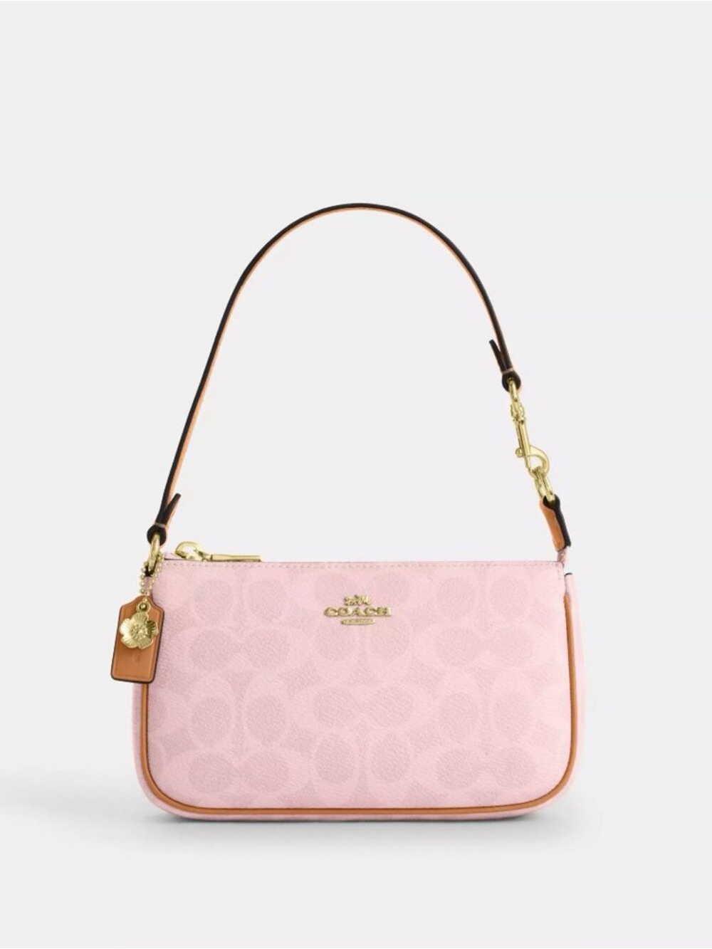 Coach Powder Pink Signature Nolita